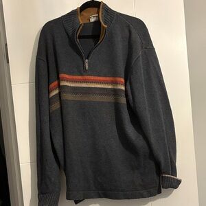 Columbia partial wool sweater
